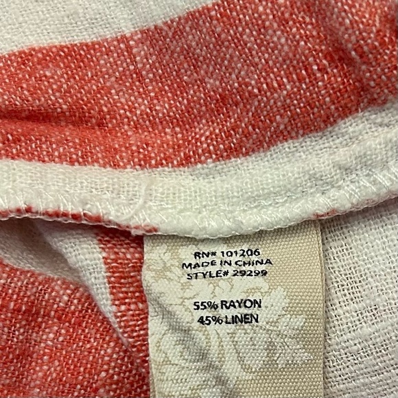 SOFT SURROUNDINGS Striped Cold Shoulder Tunic - Picture 4 of 6